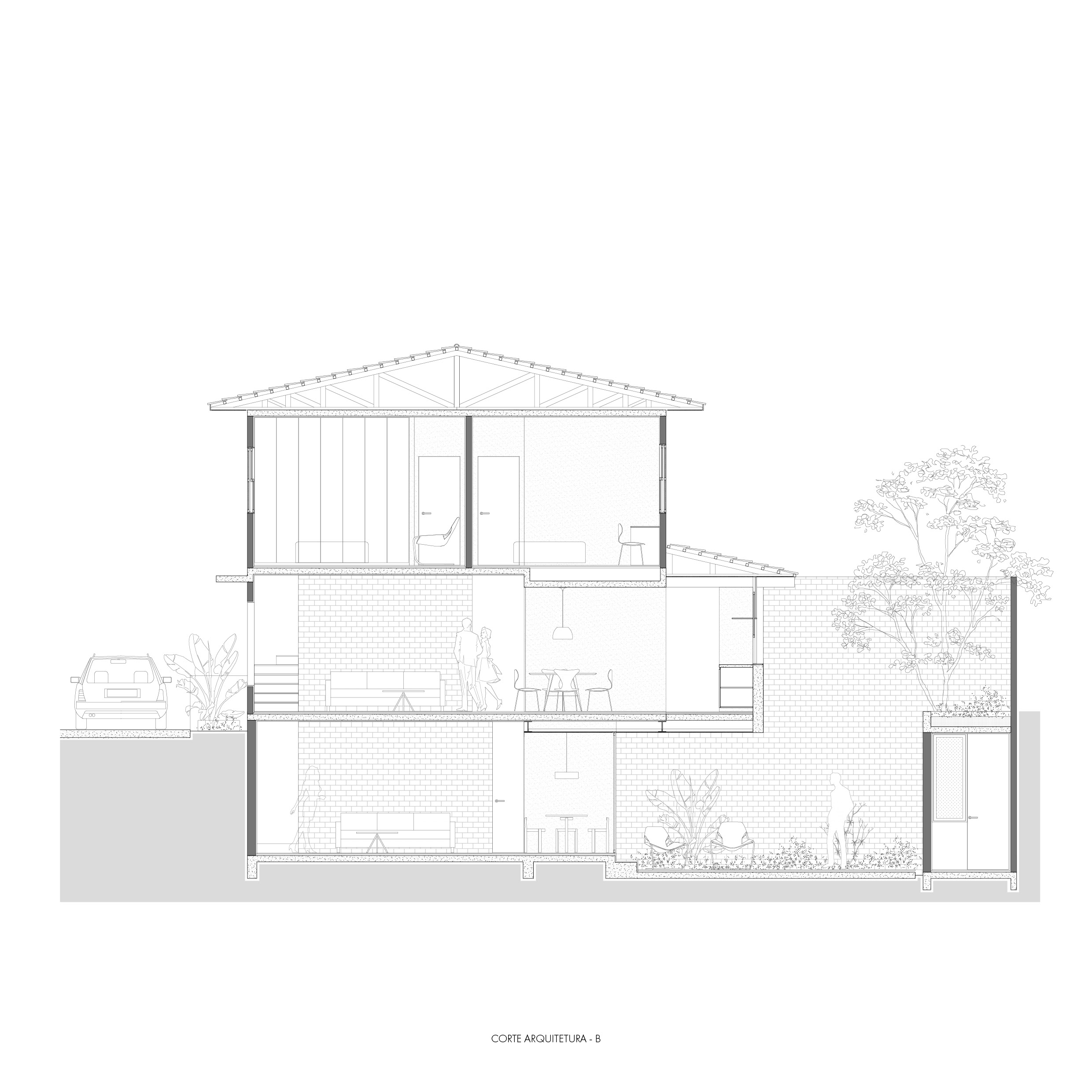 Desenho Vaga Arquitetura - Casa Maria Rosa (11)