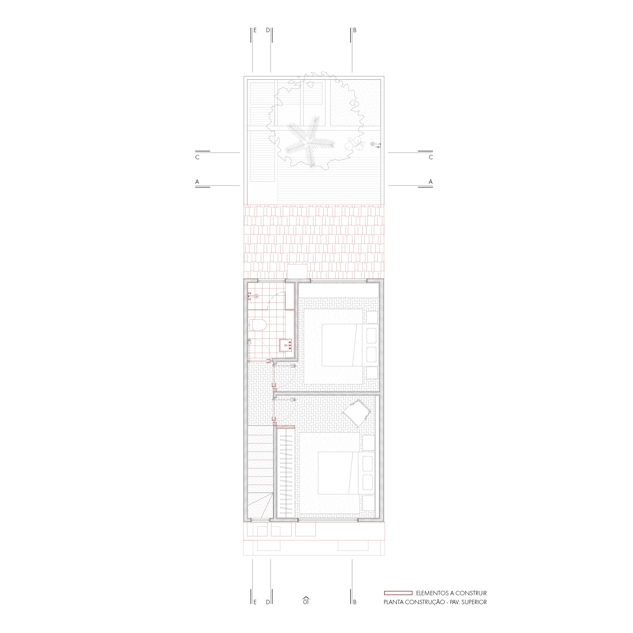 Desenho Vaga Arquitetura - Casa Maria Rosa (4)