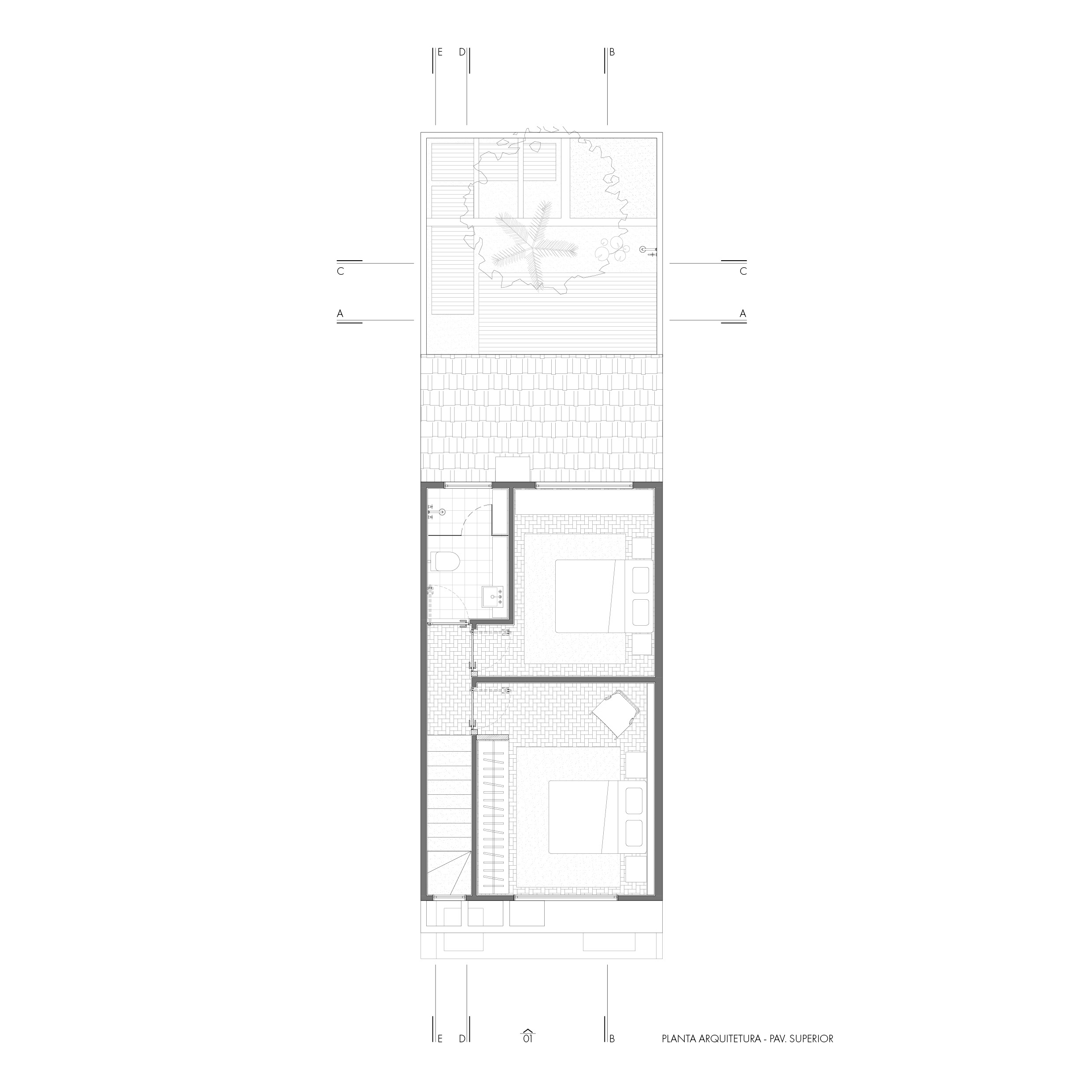 Desenho Vaga Arquitetura - Casa Maria Rosa (7)
