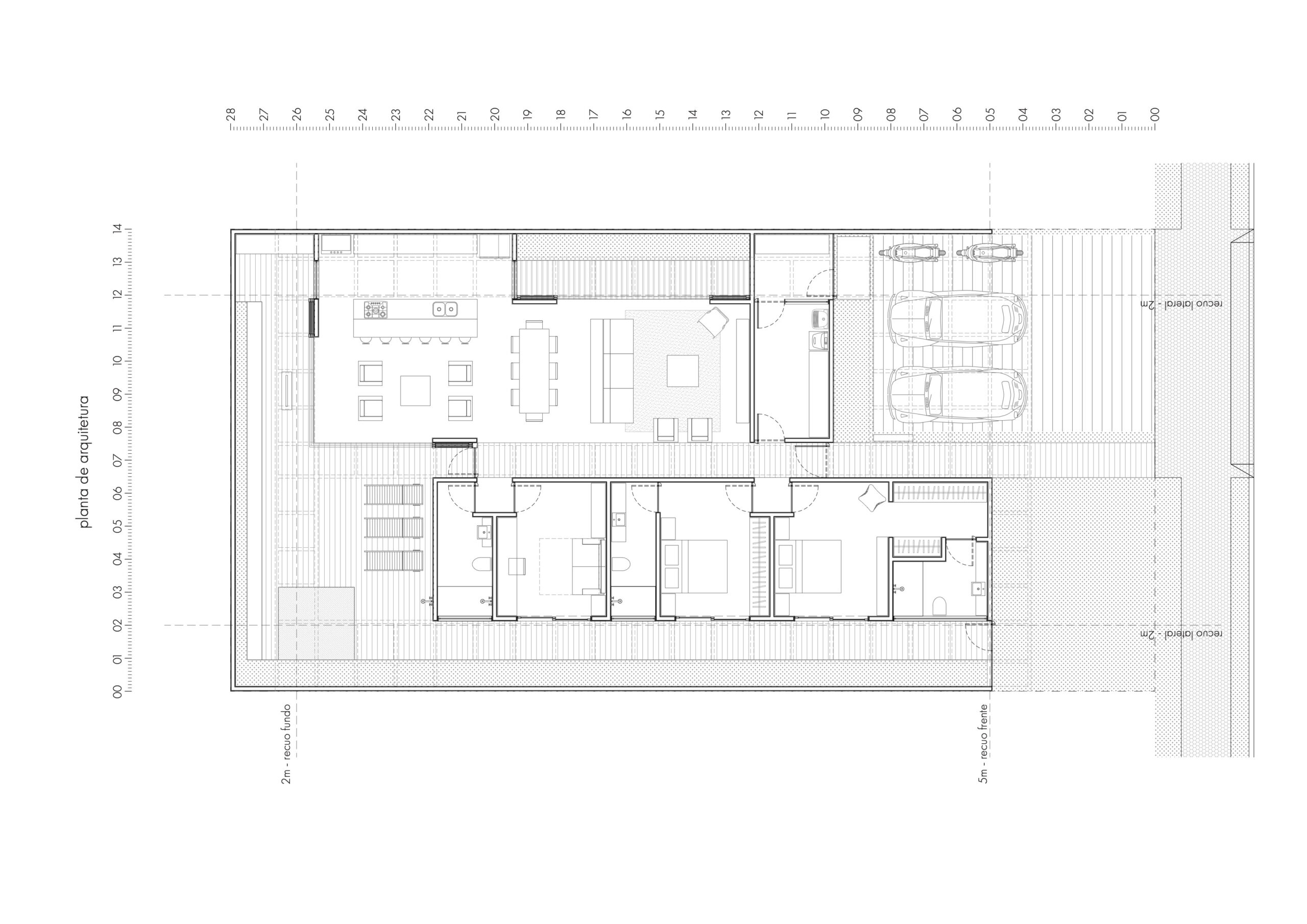 Desenho Vaga Arquitetura - Casa Pirassununga (1)